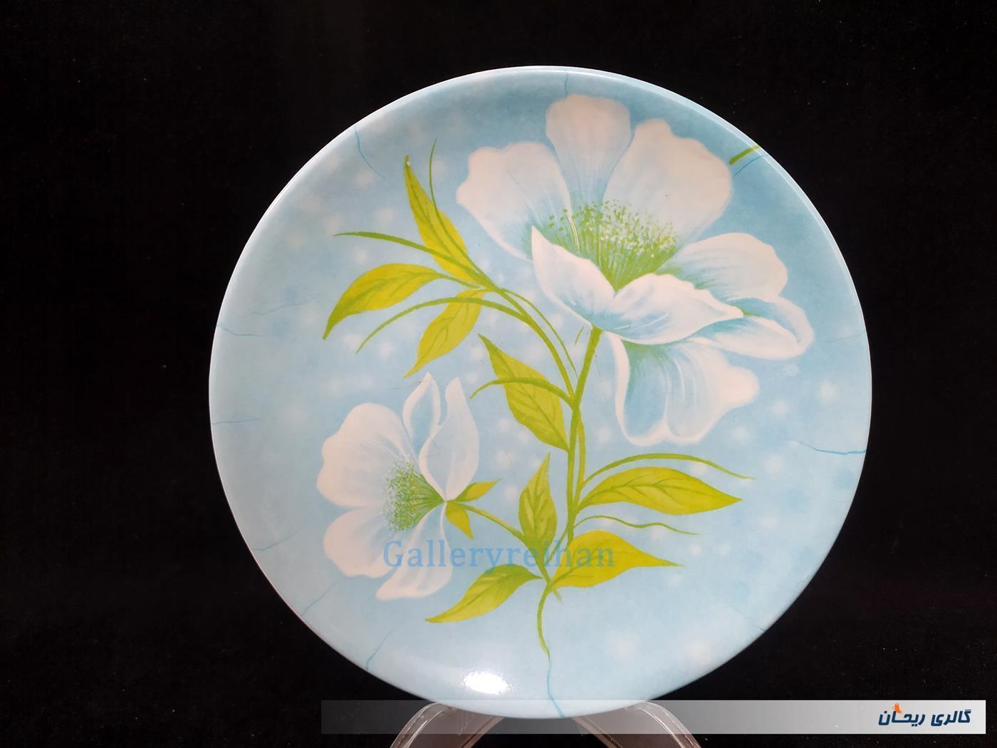 دیوارکوب ملامین قدیمی 22.5 CM طرح گل