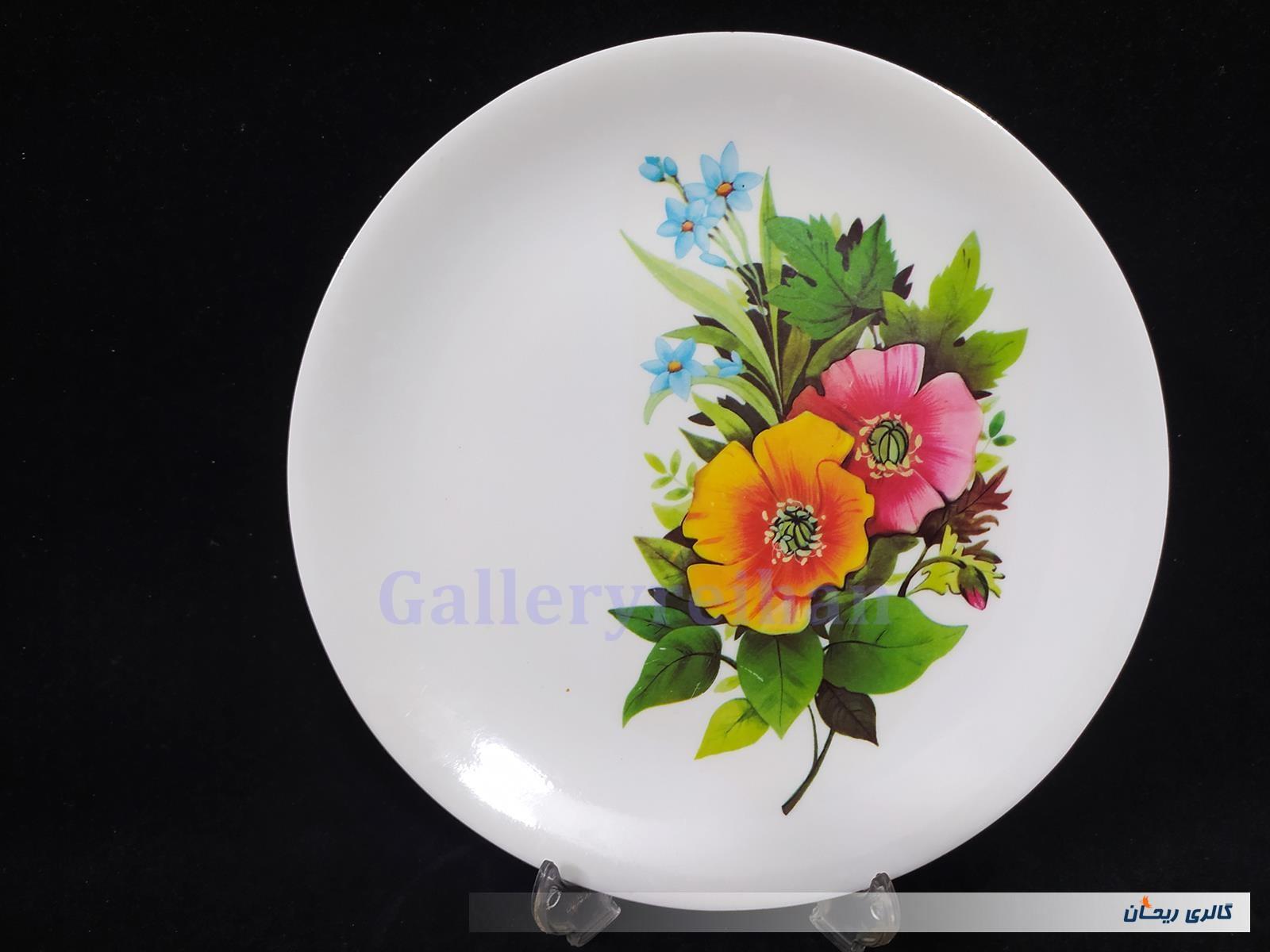 دیوارکوب ملامین قدیمی 22.5 CM طرح گل