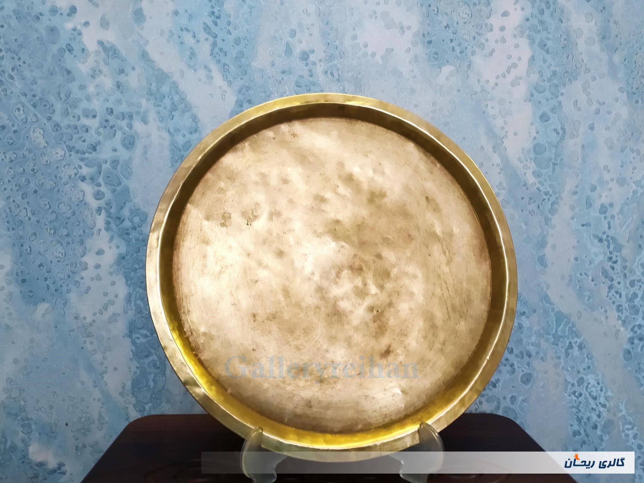 سینی بسیار قدیمی و خاص برنجی 37.5 CM 