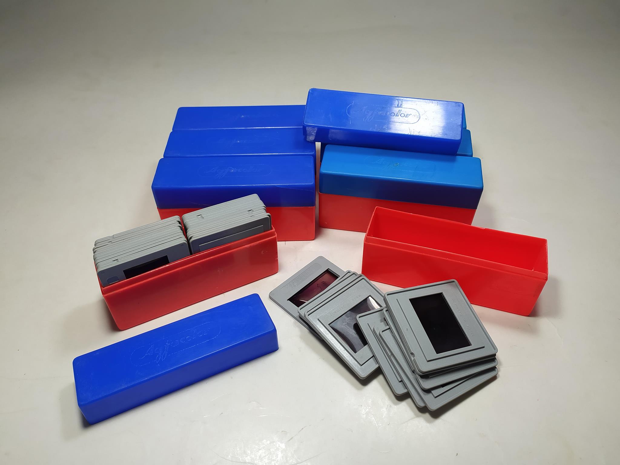  8 عدد جعبه نگهداری اسلاید مارک Agfacolor