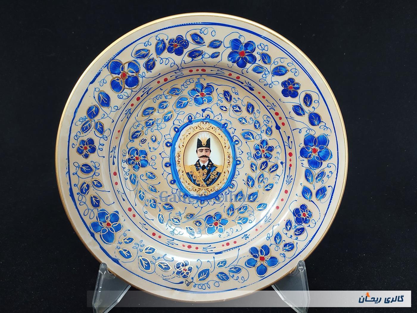 دیوارکوب قلم آبی جدید نقاشی کار دست 23CM 