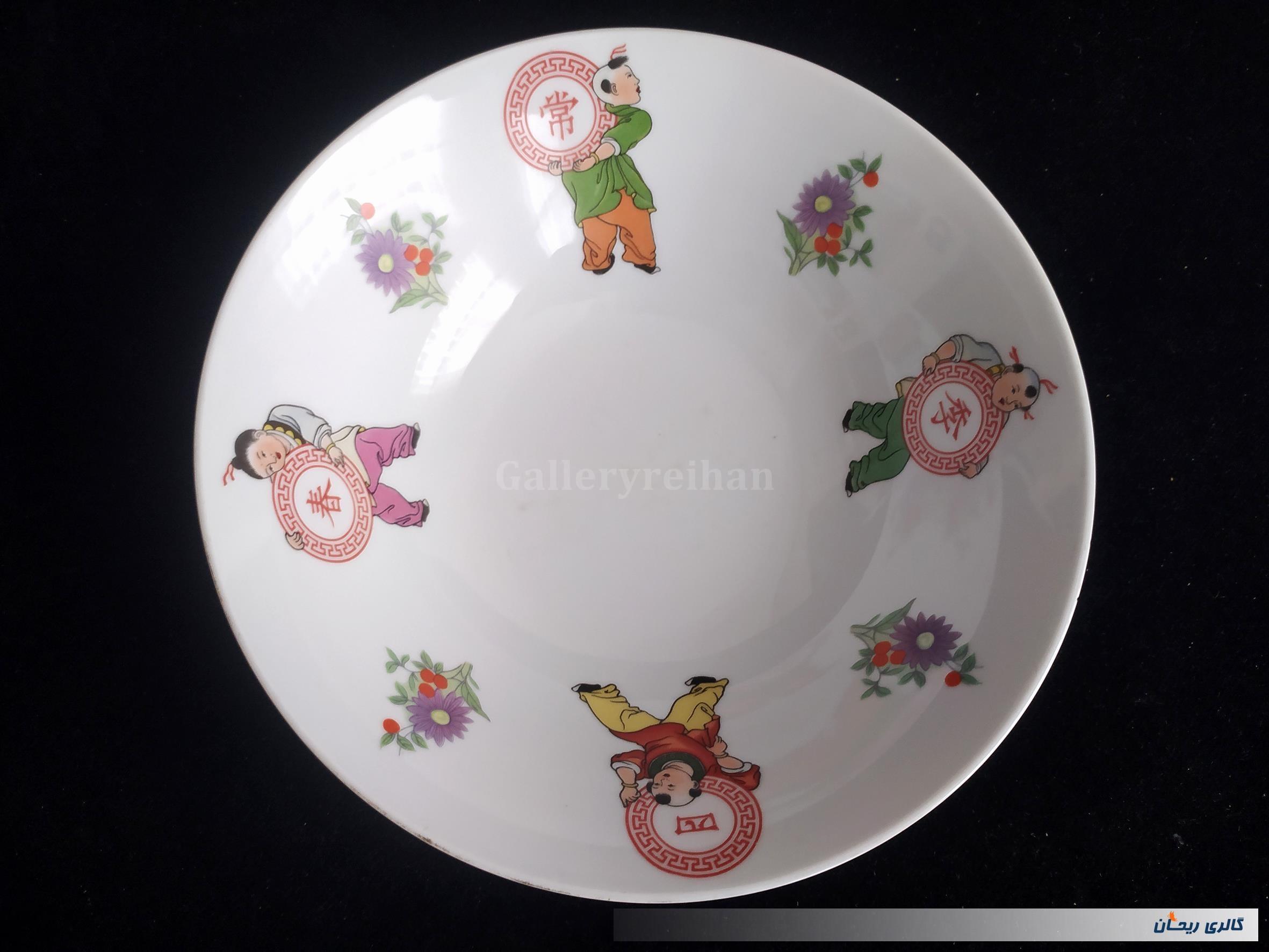 کاسه سایز بزرگ کمیاب طرح عروسکی 