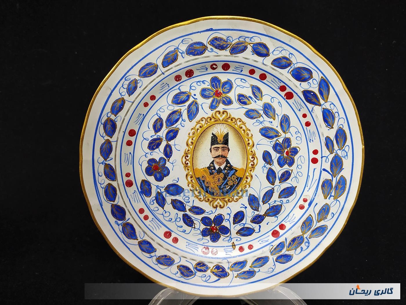 دیوارکوب قلم آبی جدید نقاشی کار دست 18CM 