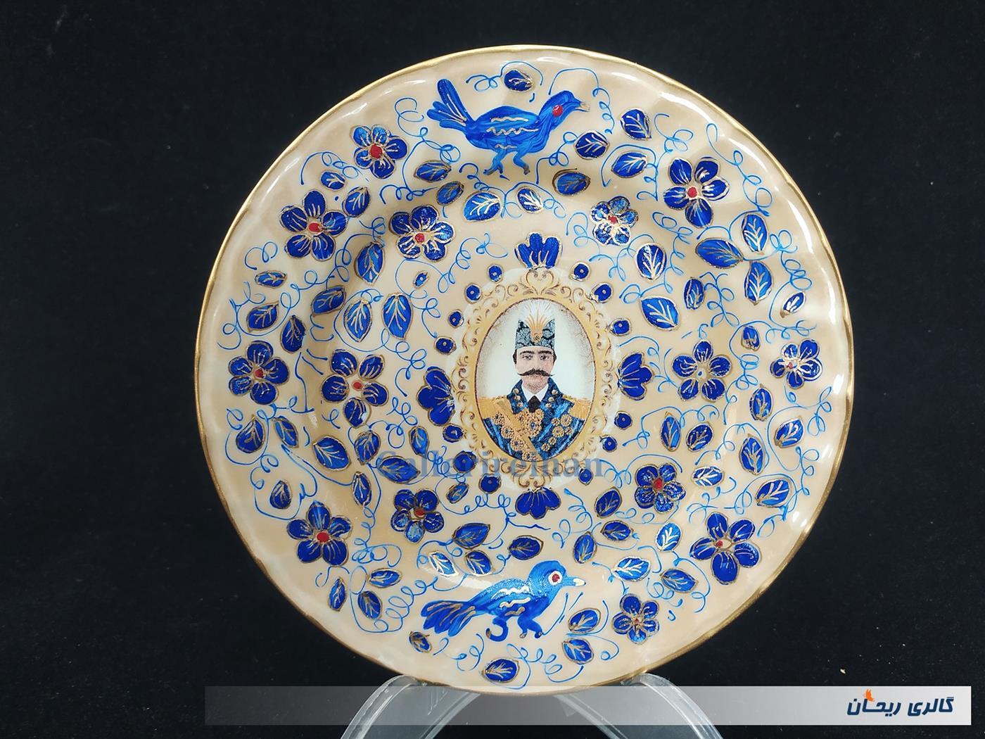 دیوارکوب قلم آبی جدید نقاشی کار دست 18CM