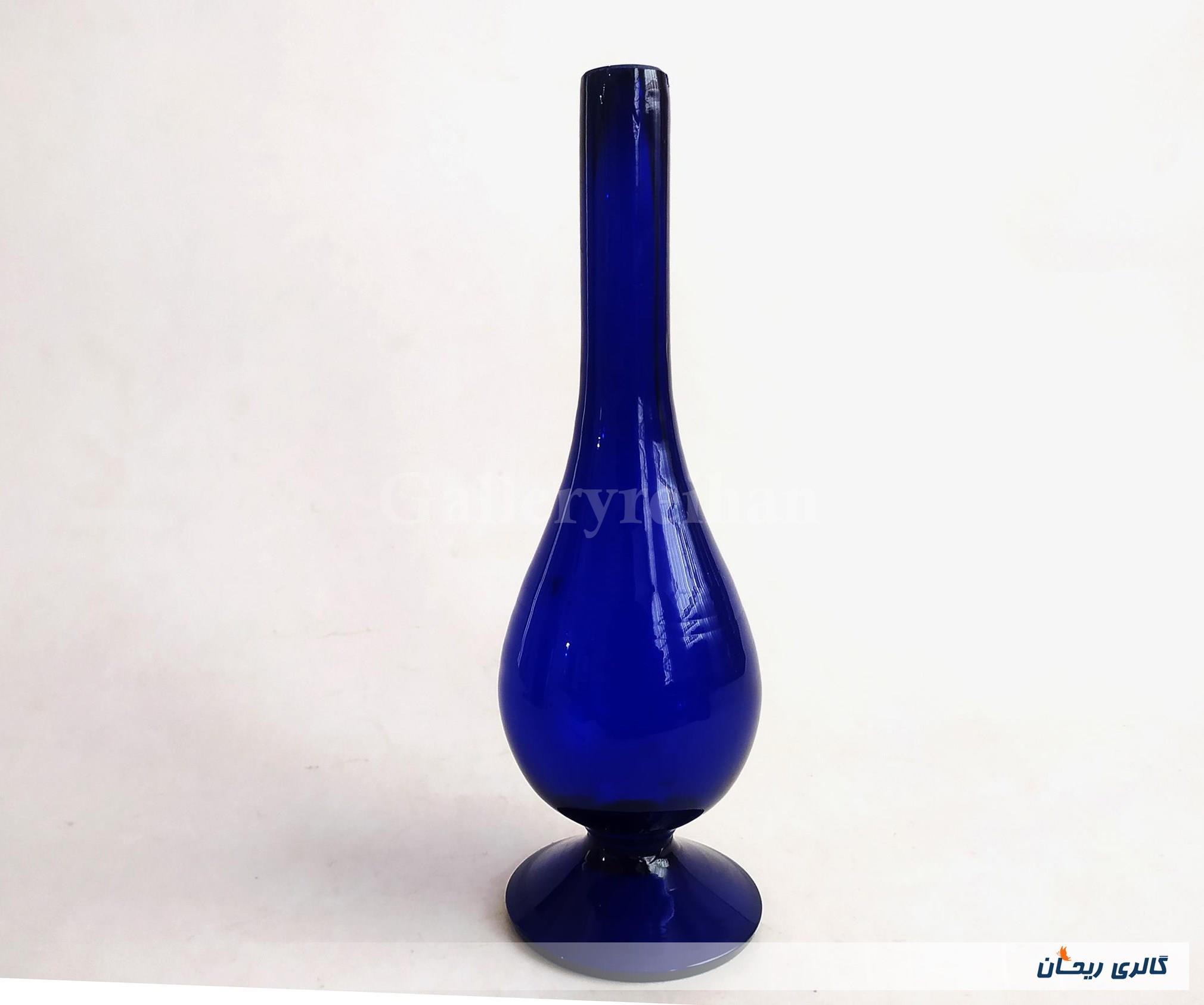 گلدان یا گلابپاش قلندری دستساز کبالتی