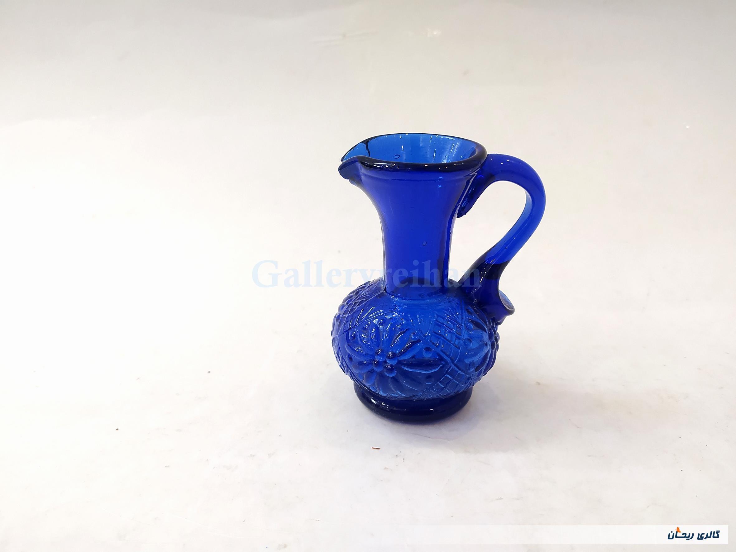 پارچ کوچک مینیاتوری لاجوردی قدیمی 