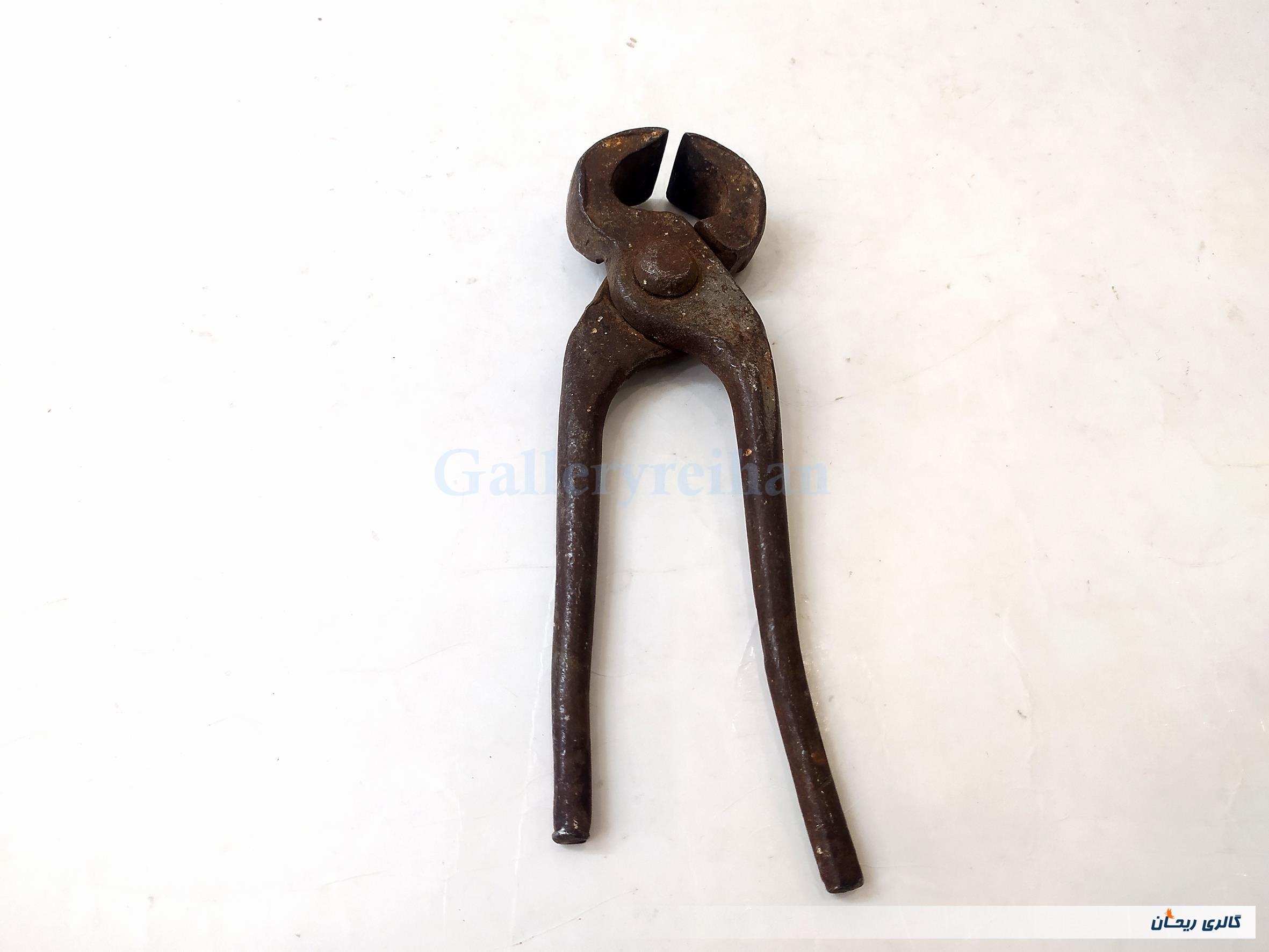 گاز انبر قدیمی دست ساز کلکسیونی 