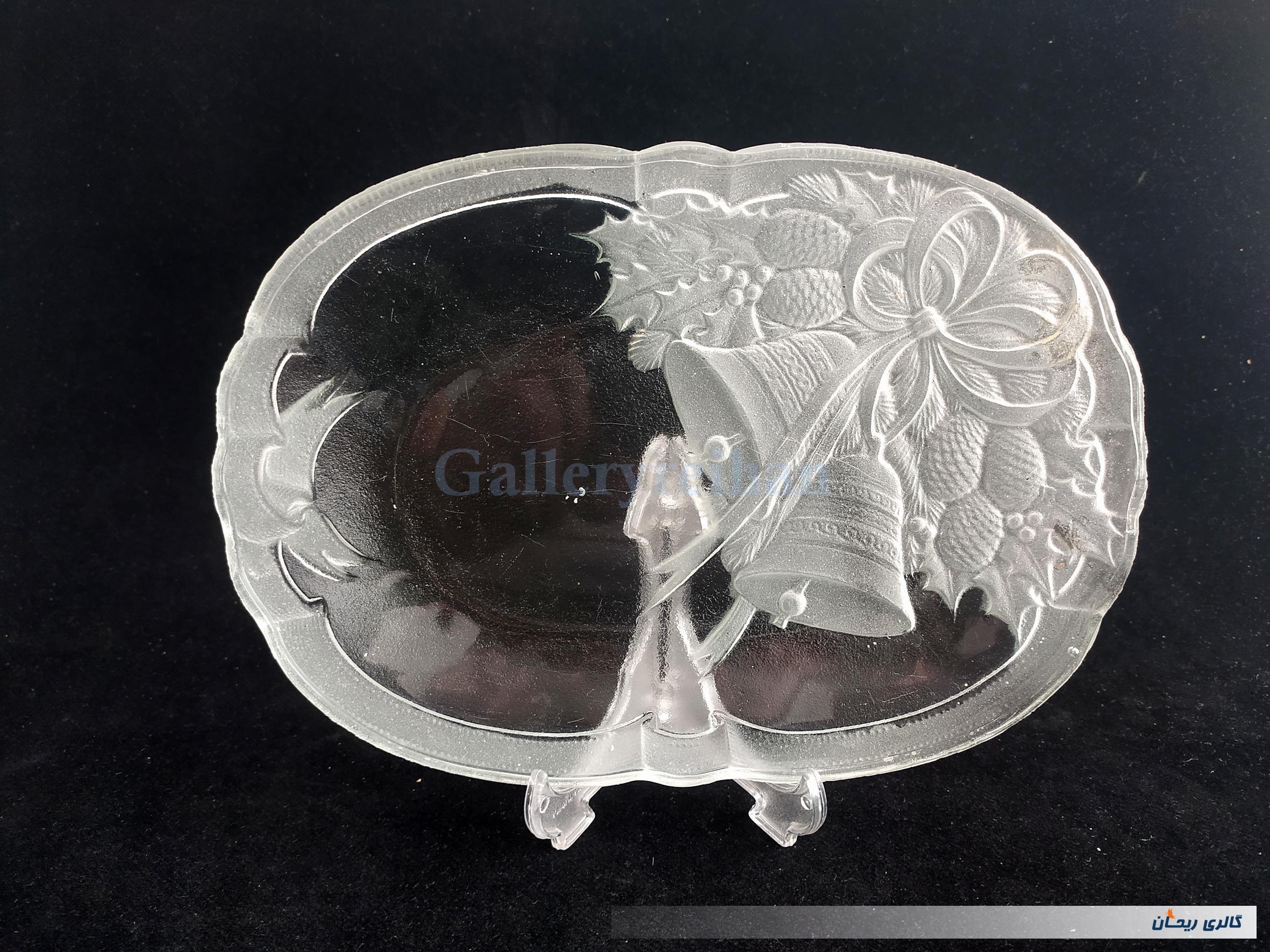 شیرینی خوری قدیمی یخی طرح زنگوله 