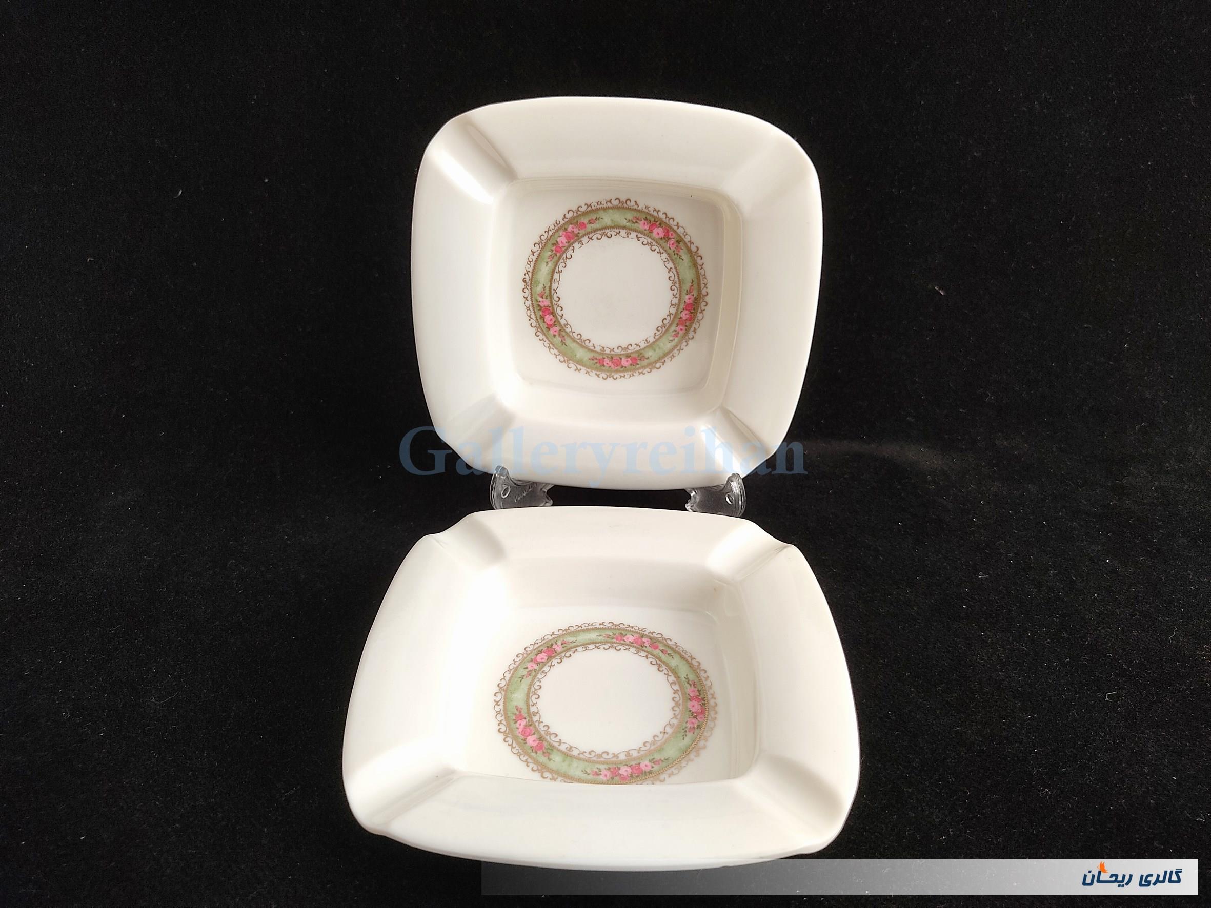 2 زیرسیگاری ملامین قدیمی و استفاده نشده 