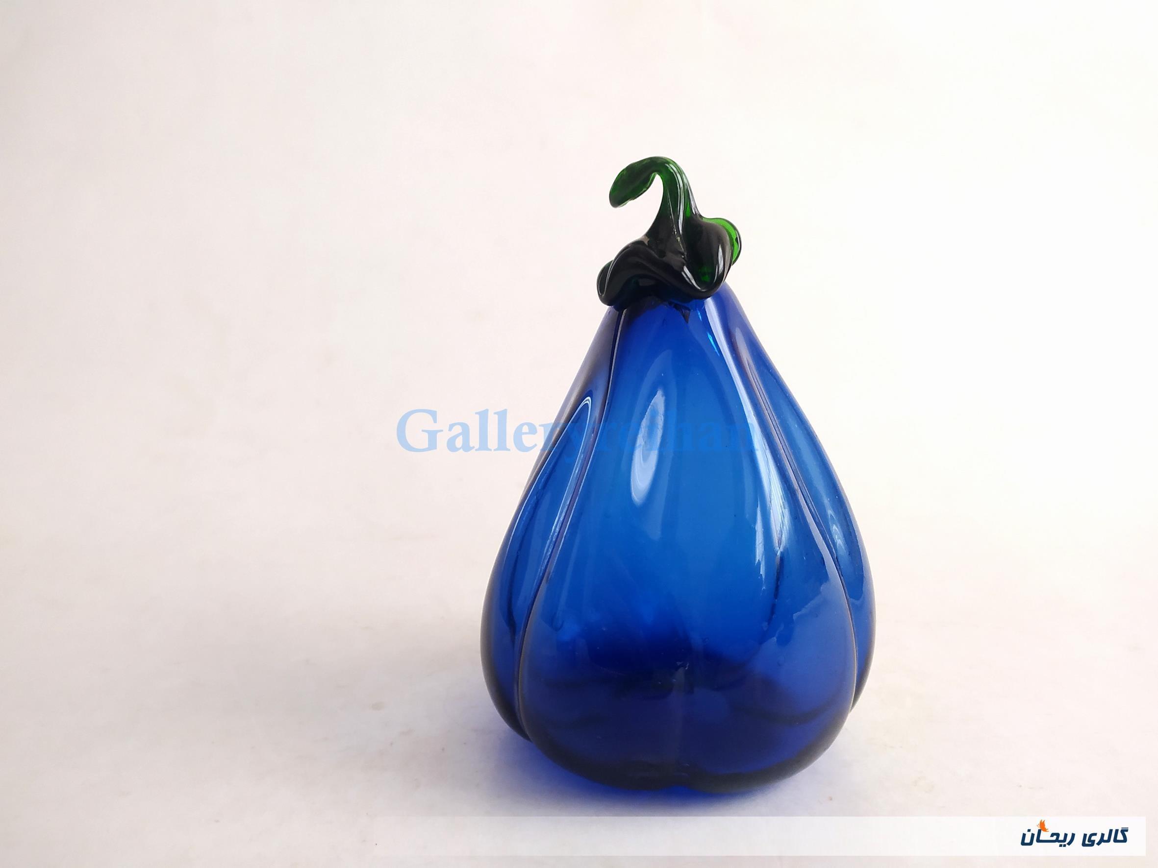 بادمجان شیشه ای دستساز قدیمی سایز بزرگ