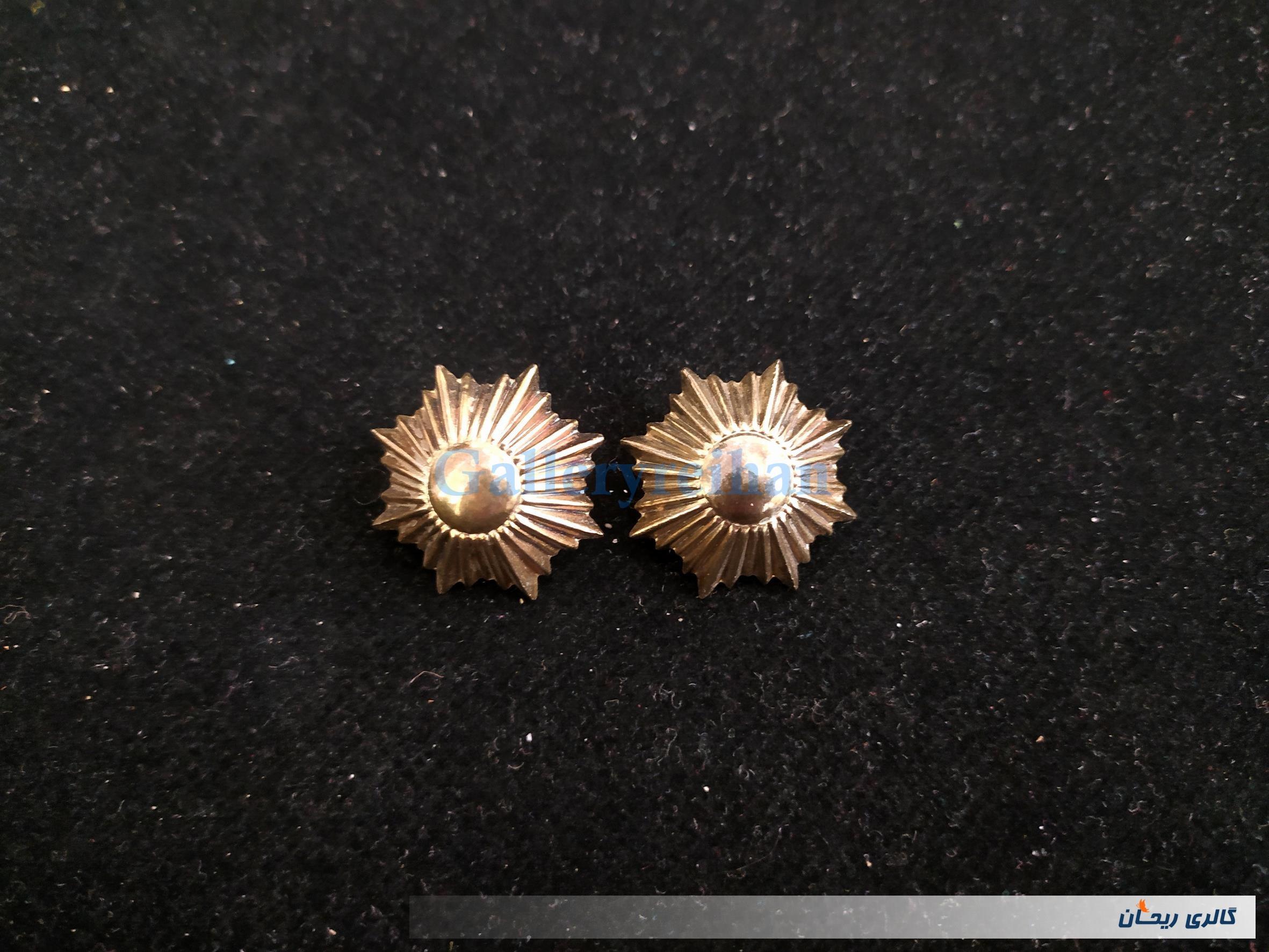 2عدد درجه یا قپه نظامی همراه با چفت 