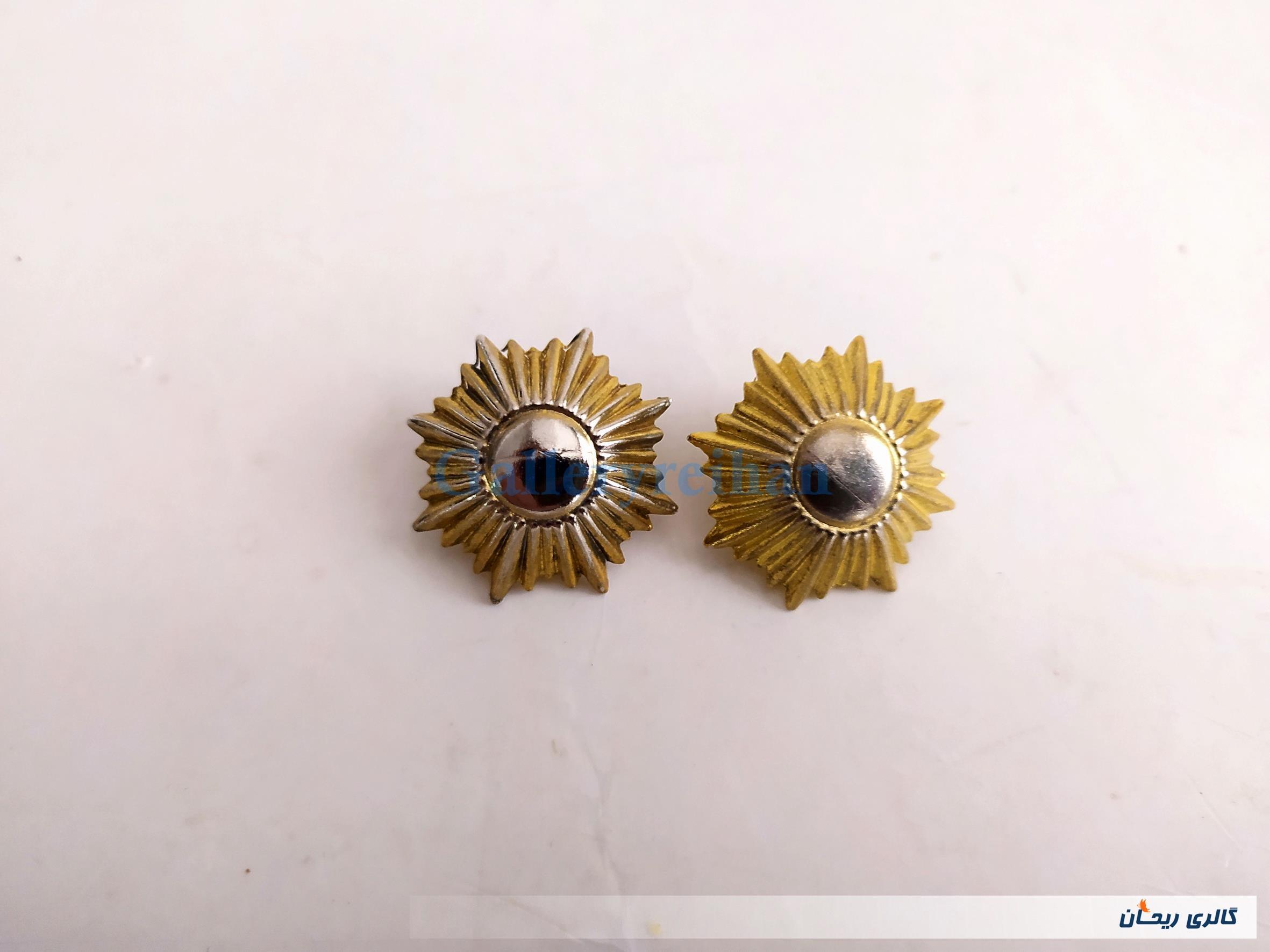 2عدد درجه یا قپه نظامی همراه با چفت 