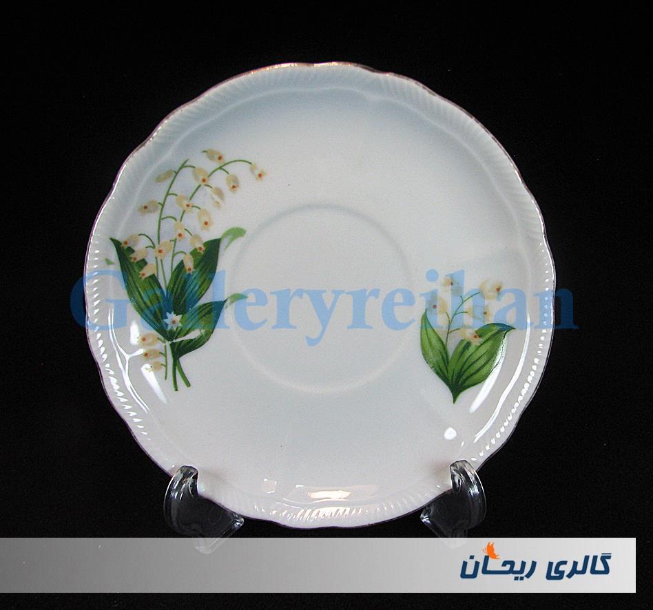 دیوارکوب یا زیر فنجانی گل زنگوله ای قدیمی 