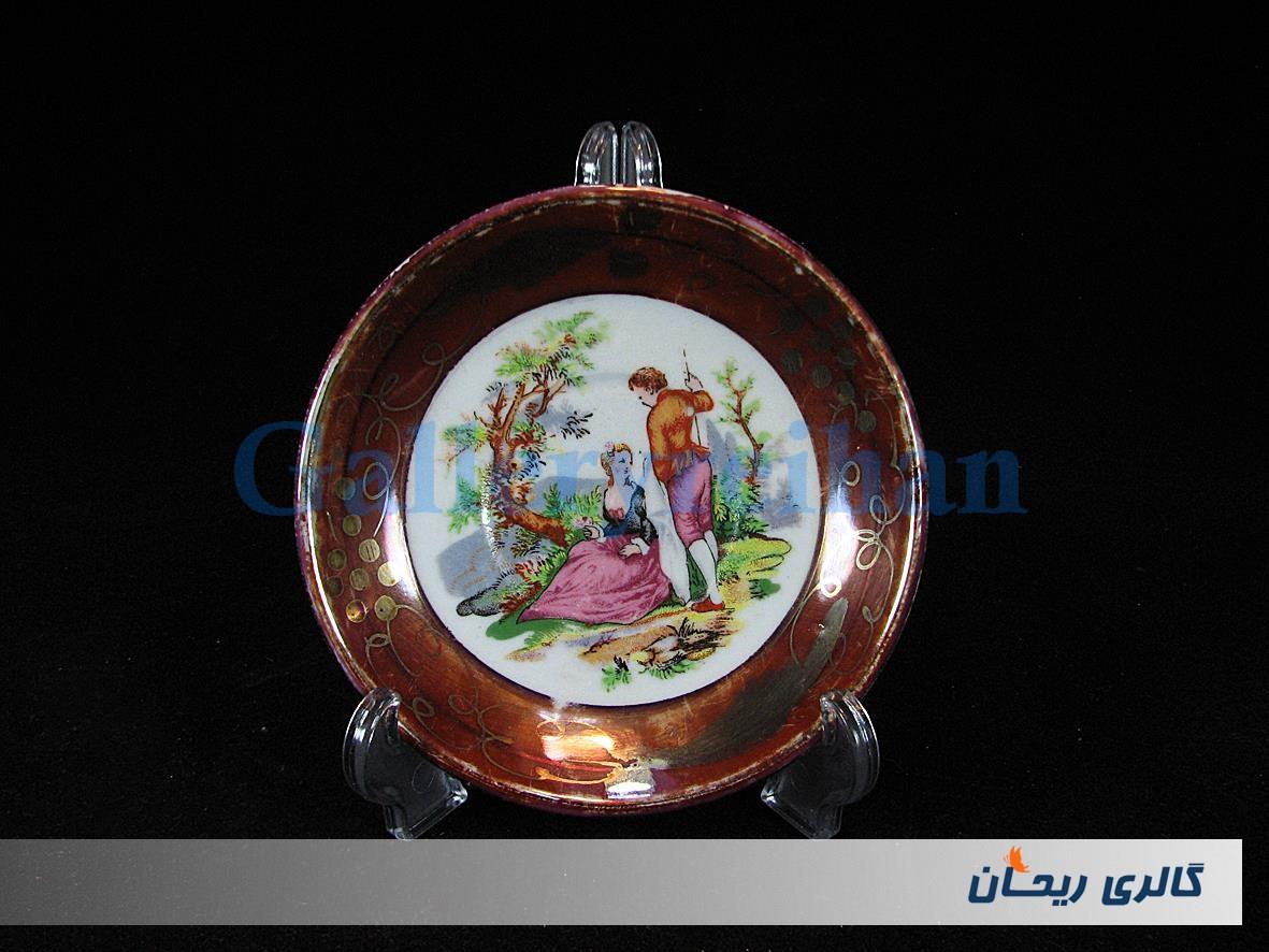 دیوارکوب یا نعلبکی لیلی و مجنون قدیمی 