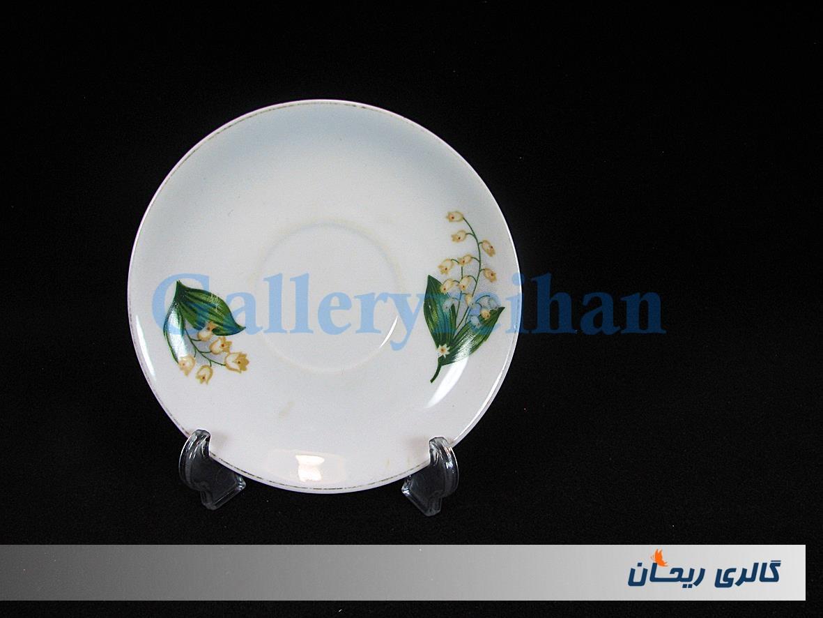 دیوارکوب یا زیرفنجانی گل زنگوله ای قدیمی 