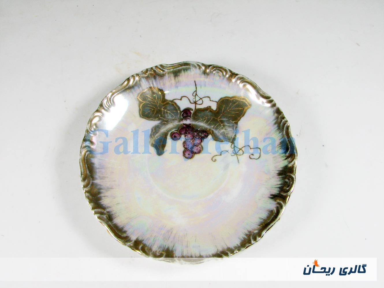 دیوارکوب یا زیرفنجانی قدیمی طرح انگوری