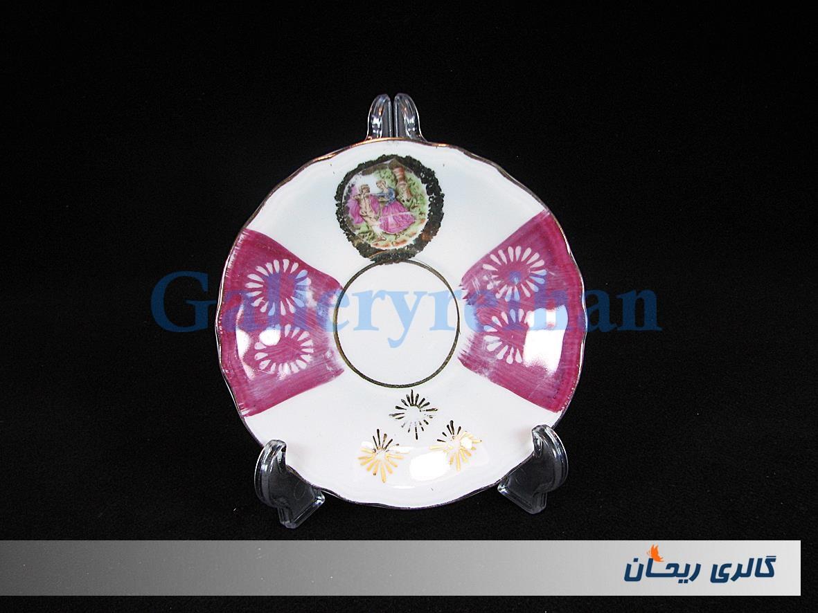 دیوارکوب یا زیر فنجانی لیلی و مجنون قدیمی