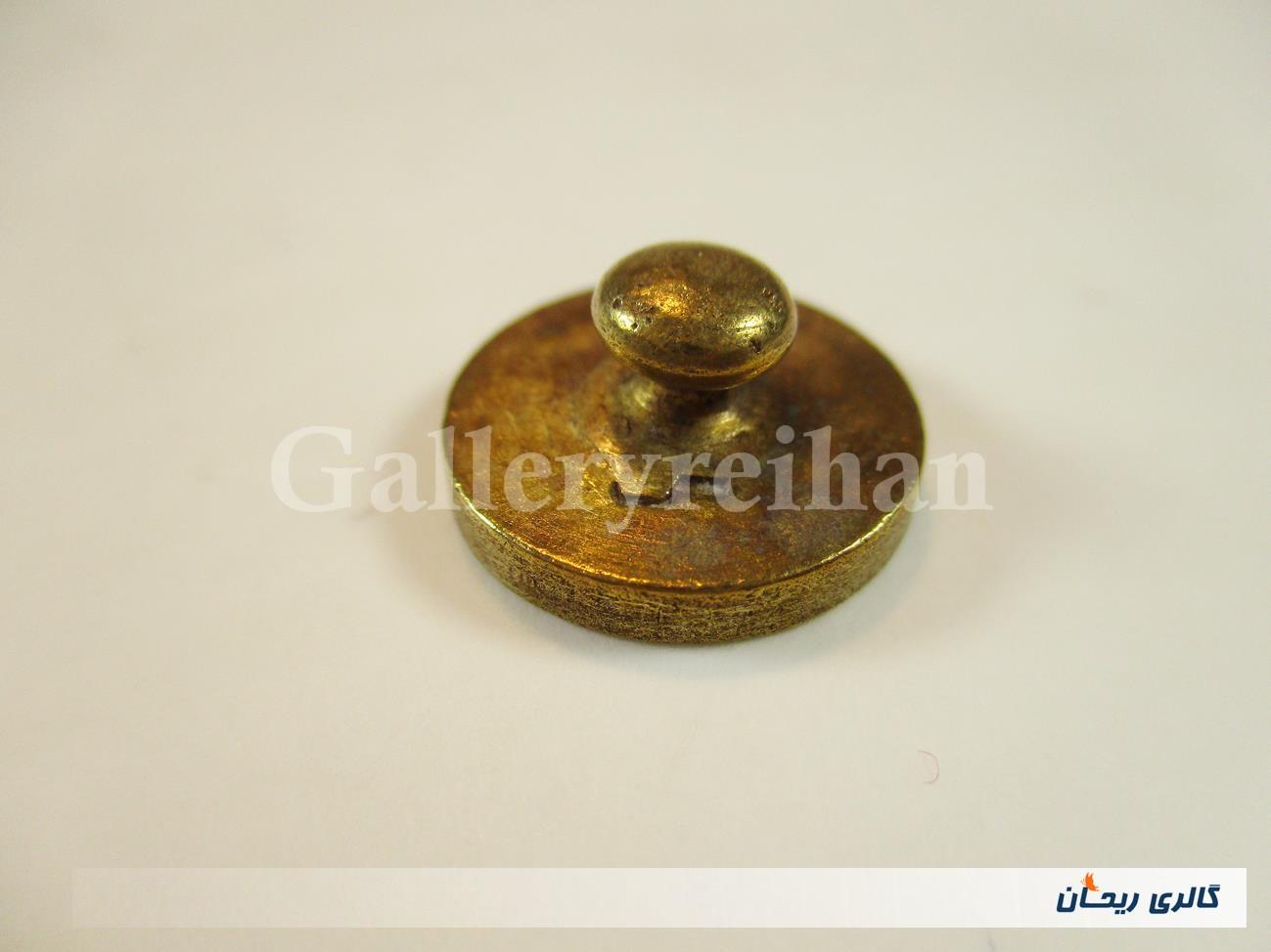 وزنه برنجی قدیمی 5 گرمی شیر و خورشید 1314