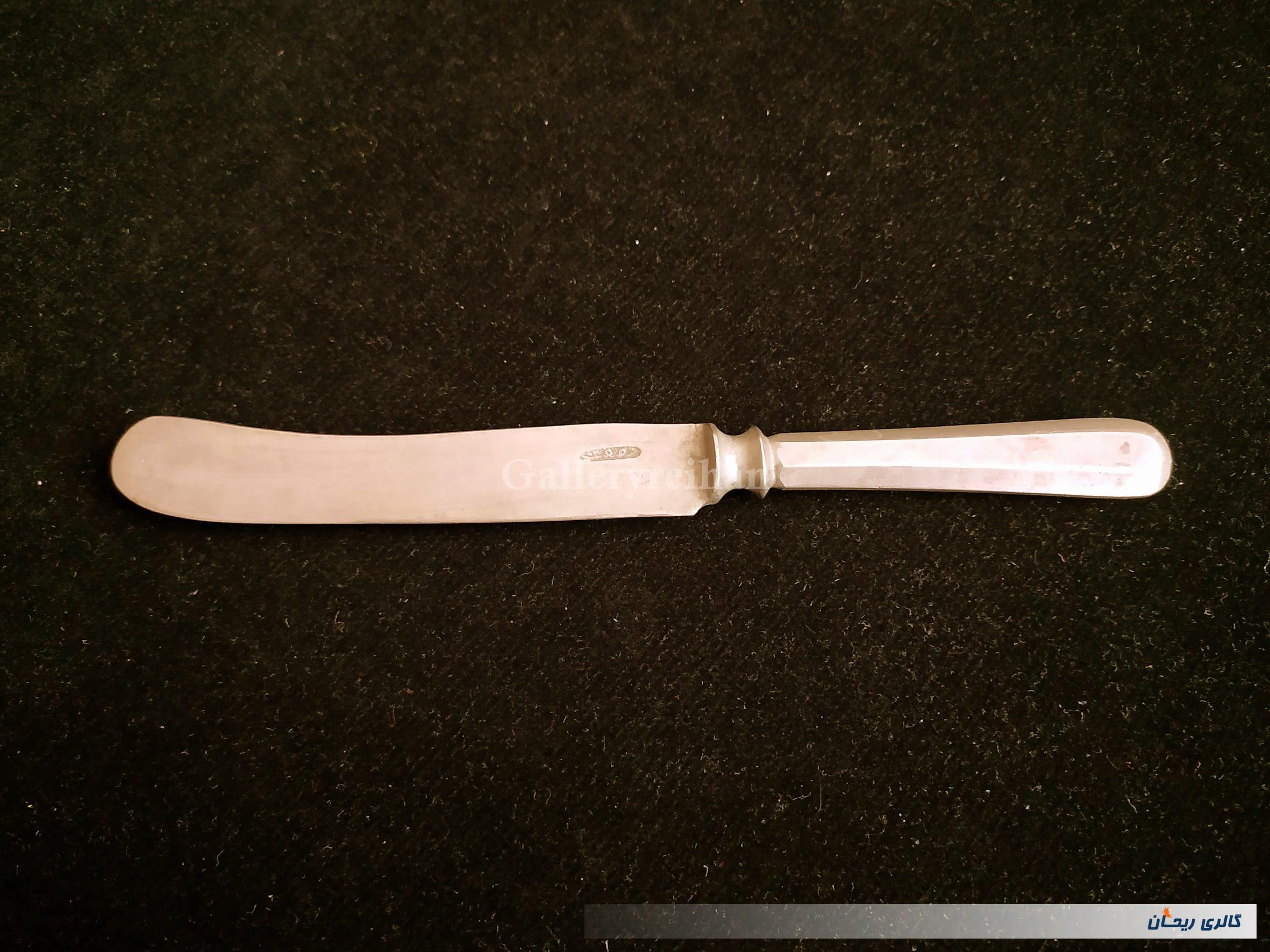 چاقو یا کارد ورشو قدیمی دستساز مهردار 