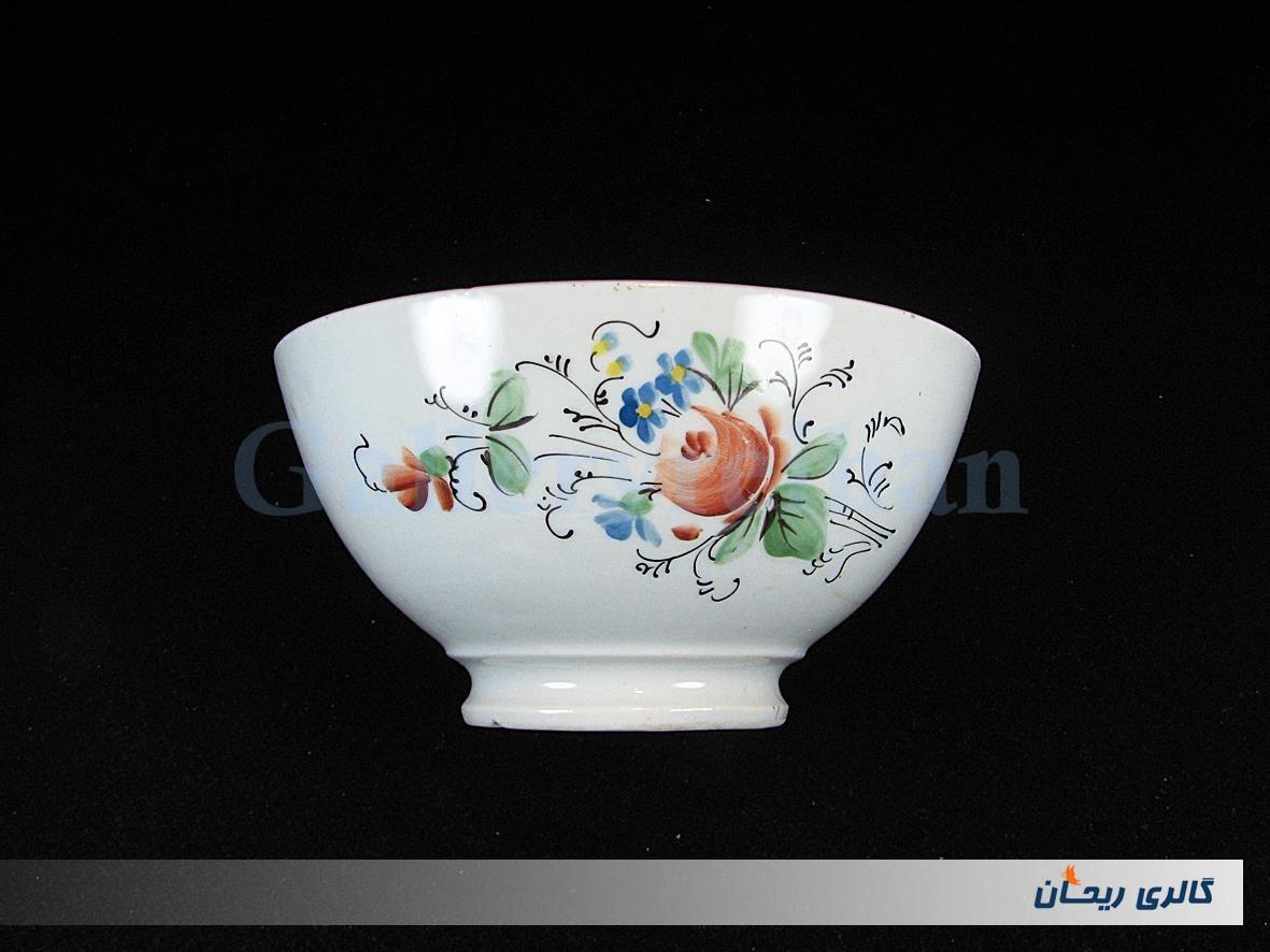 کاسه چینی قدیمی روسی نقاشی کار دست زیبا