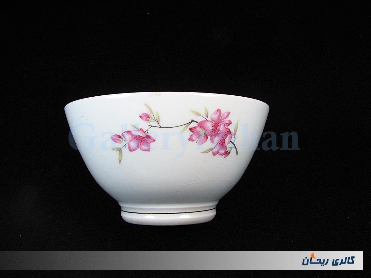 کاسه چینی قدیمی شاخه گل بسیار زیبا