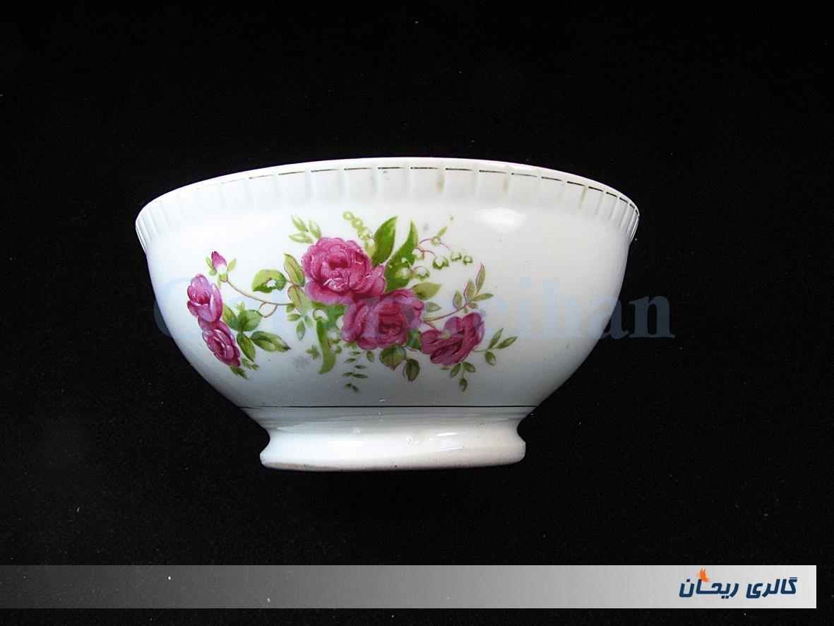 کاسه چینی قدیمی شاخه گل بسیار زیبا 