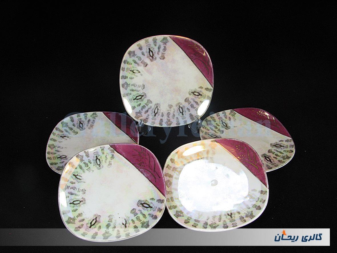 5 زیرفنجانی قدیمی طرح خاص و زیبا