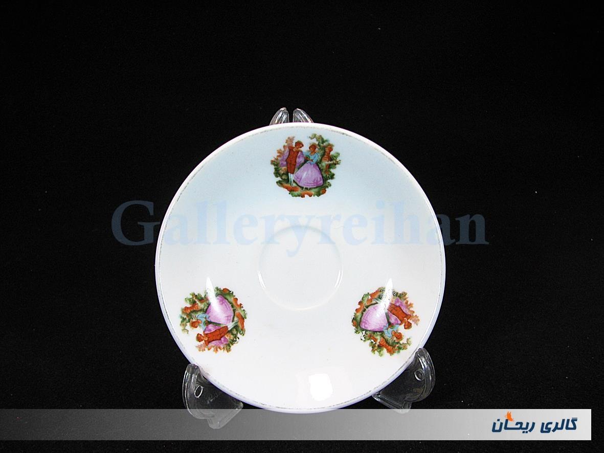 دیوارکوب یا زیر فنجانی لیلی و مجنون قدیمی