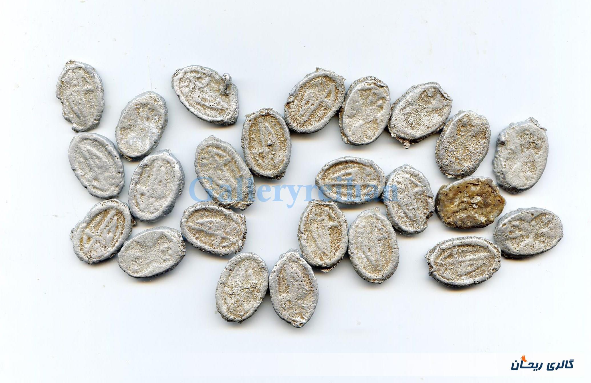 24 عدد ژتون کلکسیونی قدیمی سبک وزن