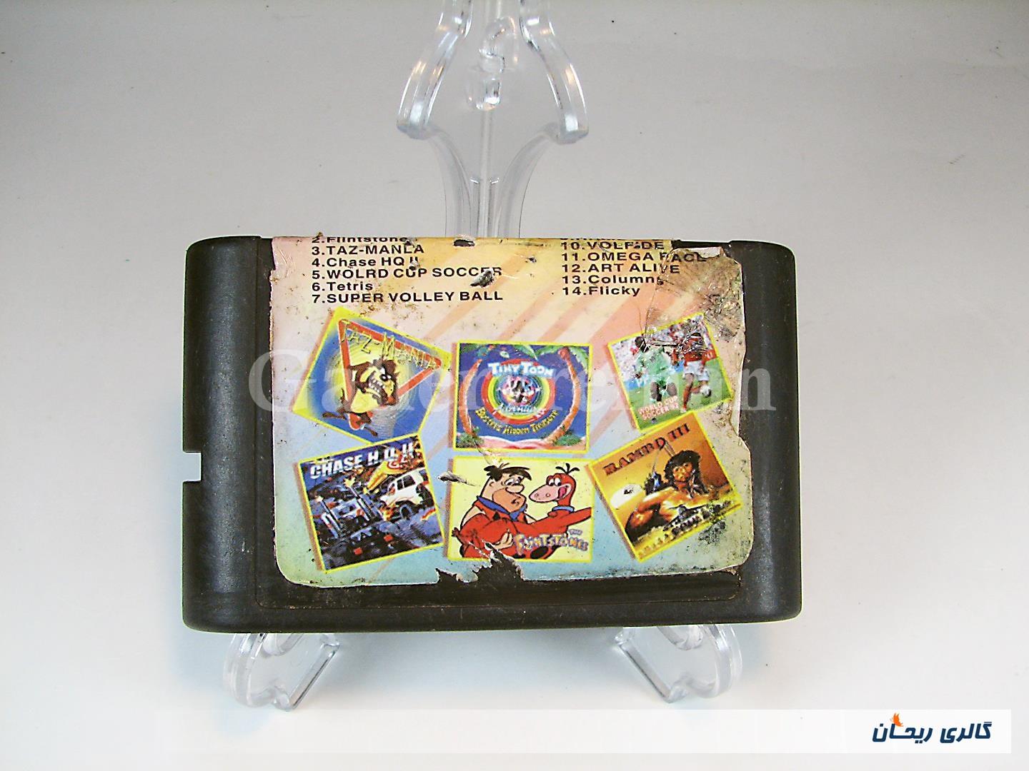 کارتریج بازی کنسول سگا SEGA قدیمی 14 لبه 