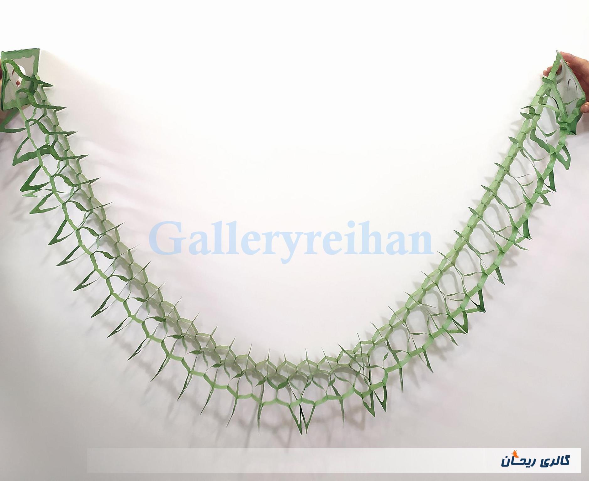 کاغذ کشی ریسه تزئین تولد نوستالژی دهه 60