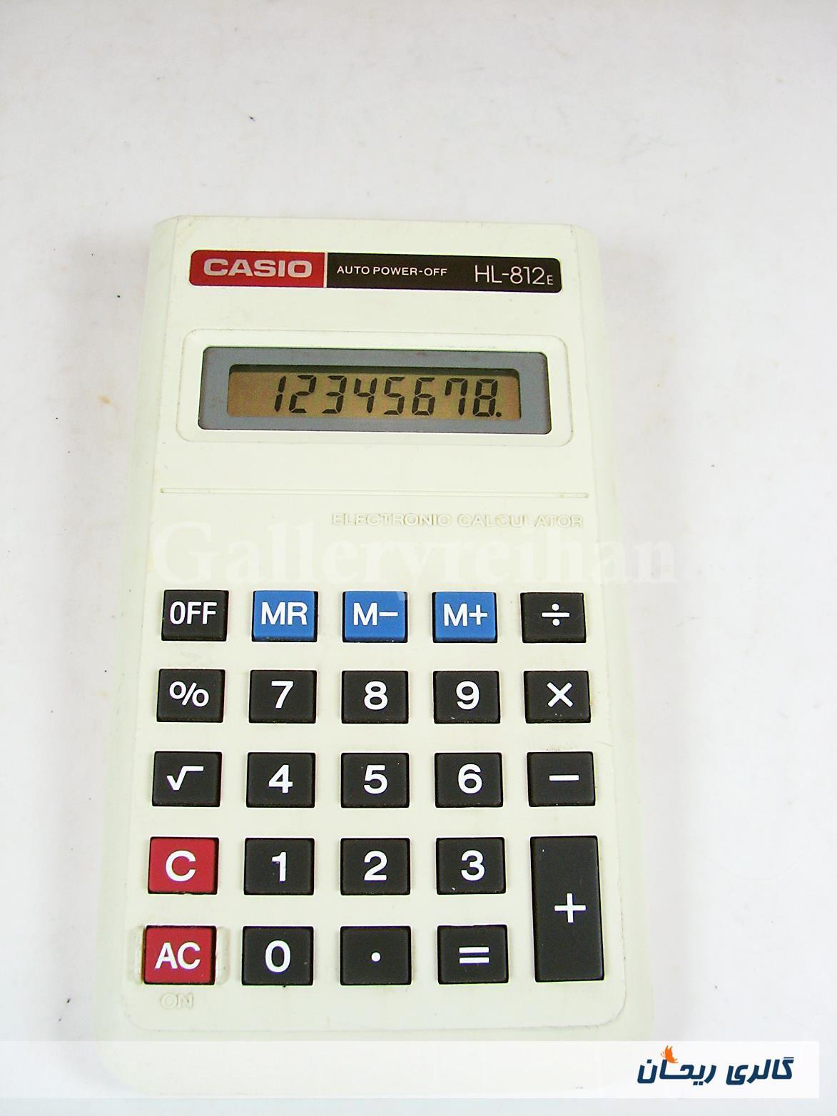 ماشین حساب کلکسیونی CASIO HL-812E ساخت ژاپن 