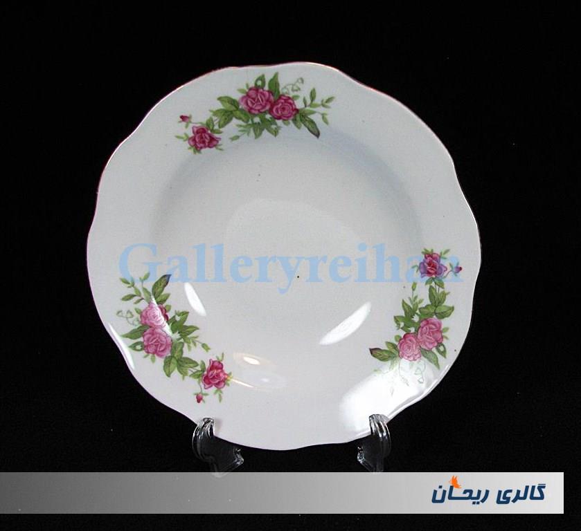 دیوارکوب چینی گل سرخی قدیمی