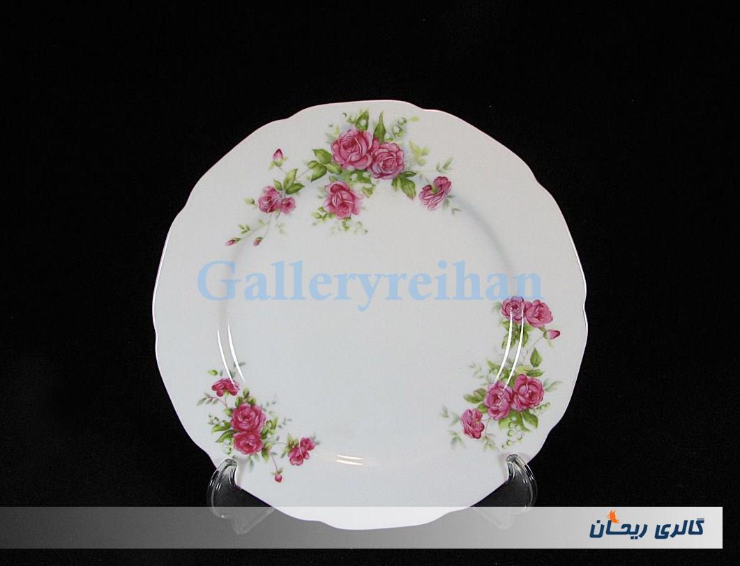 دیوارکوب چینی گل سرخی قدیمی