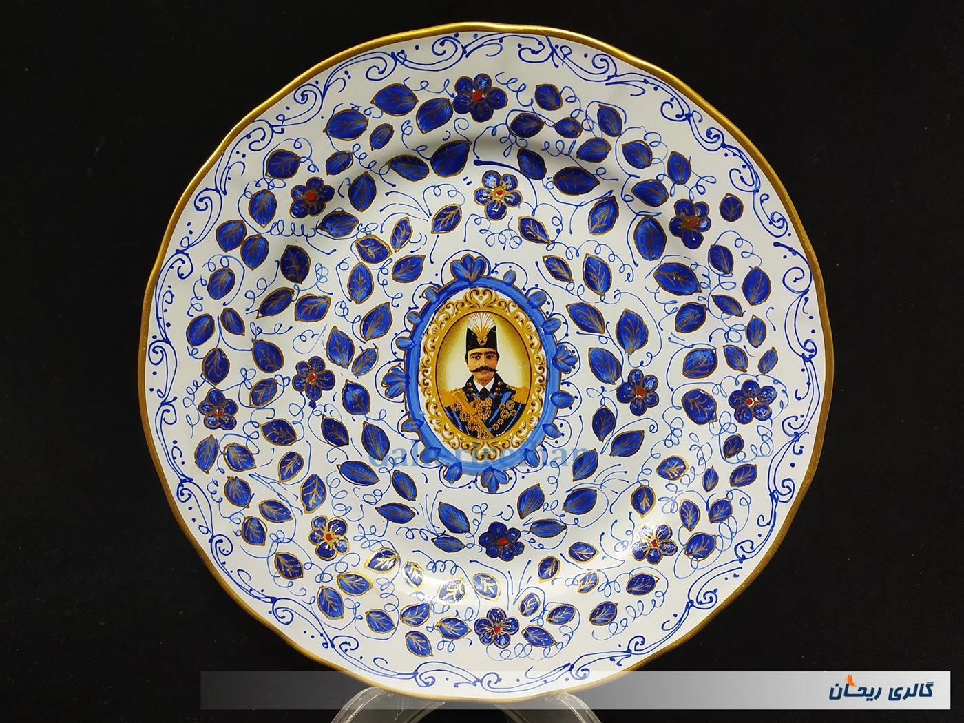 دیوارکوب قدیمی نقاشی کاردست قلم آبی جدید