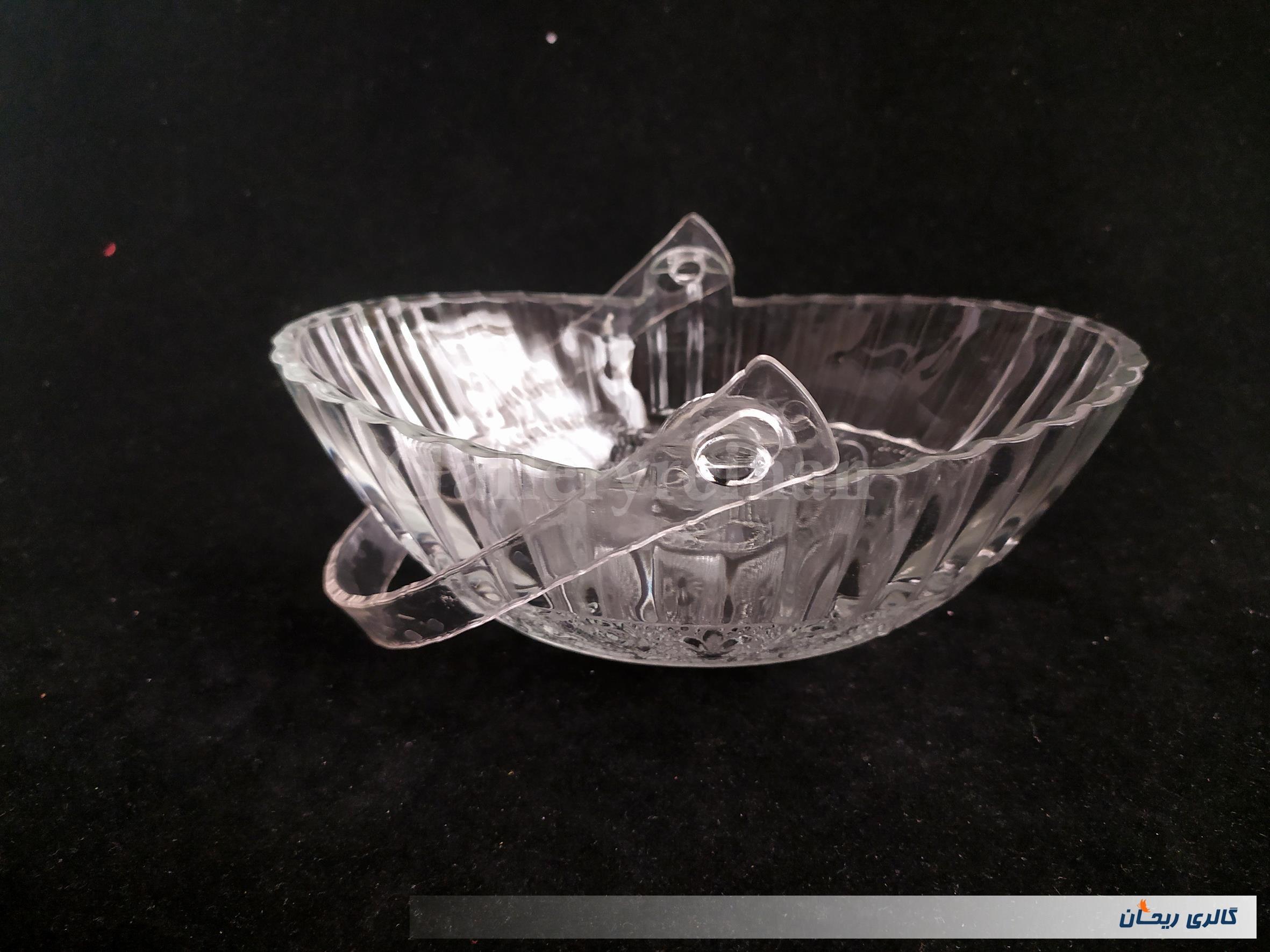 شکلات خوری طرح بهشتی قدیمی دسته دار 