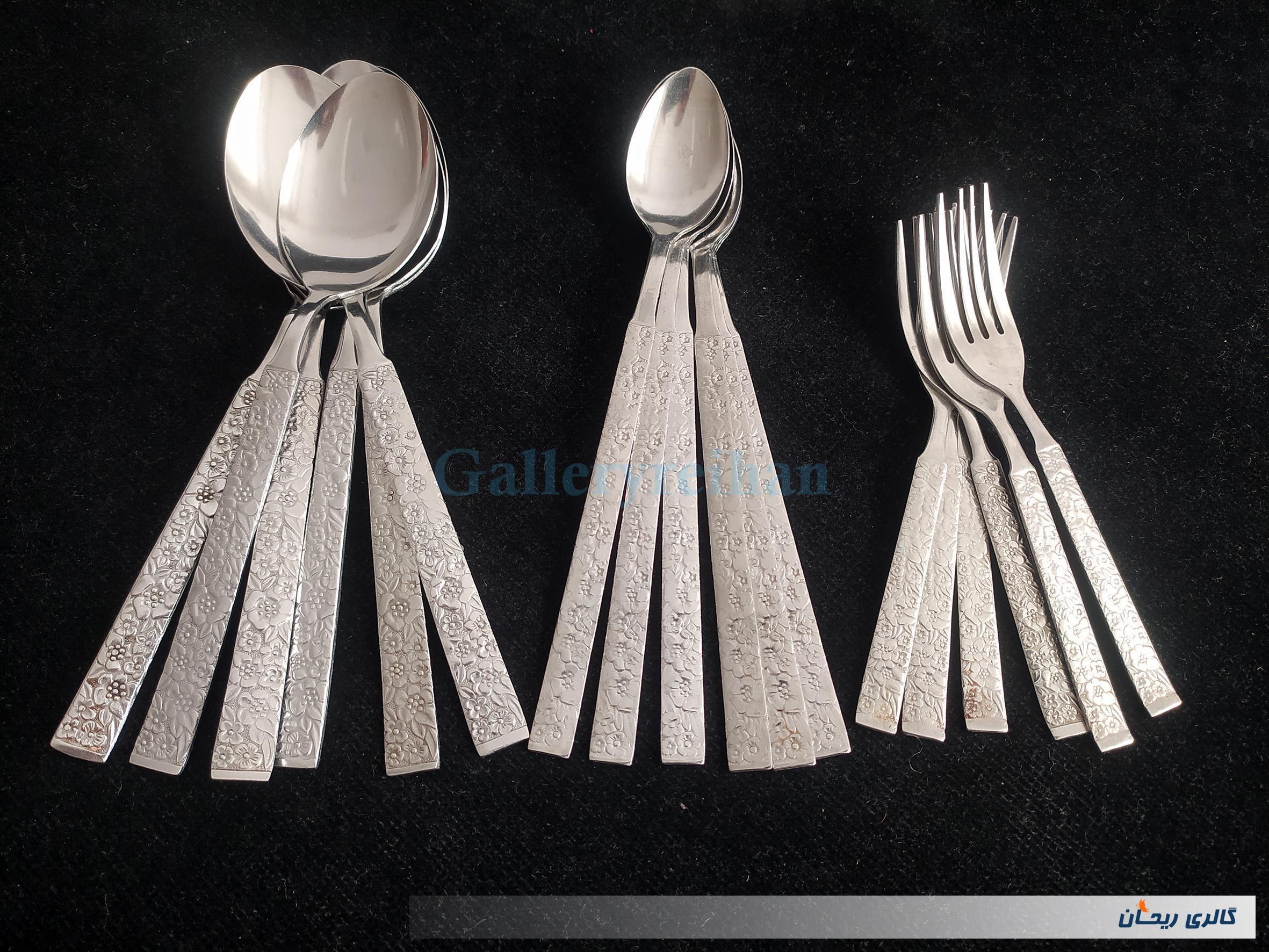 18 عدد قاشق و چنگال قدیمی STAINLESS