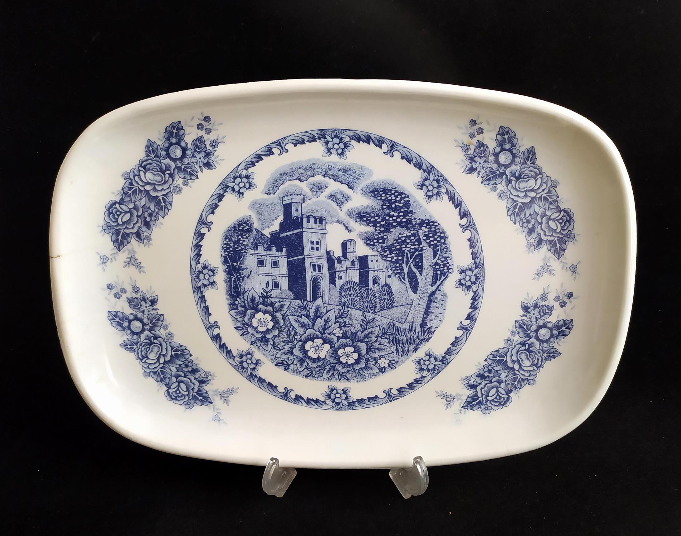 دیس قدیمی ملامین سایز بزرگ طرح منظره