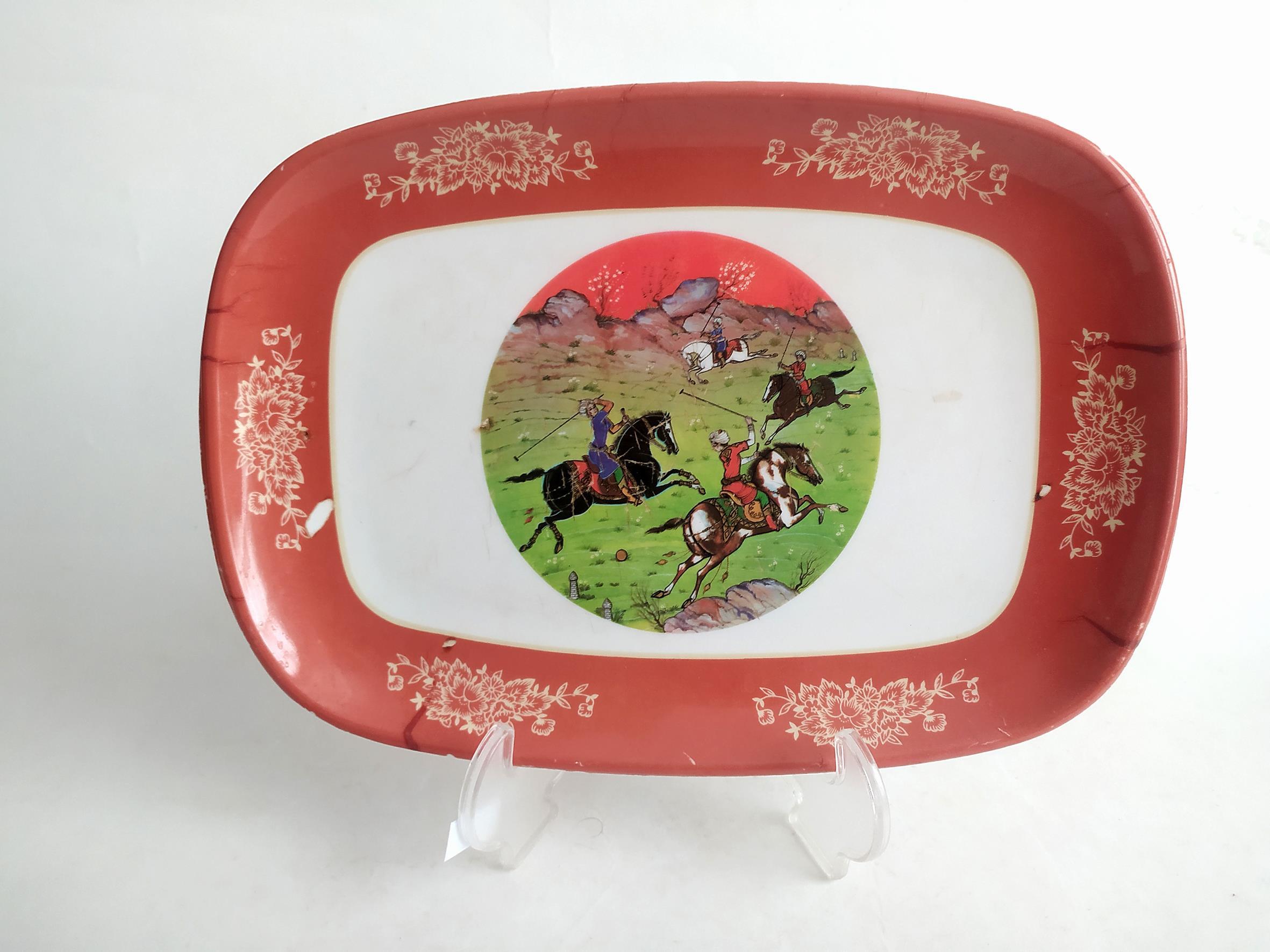 دیس قدیمی ملامین طرح زیبا و خاص سوارکار