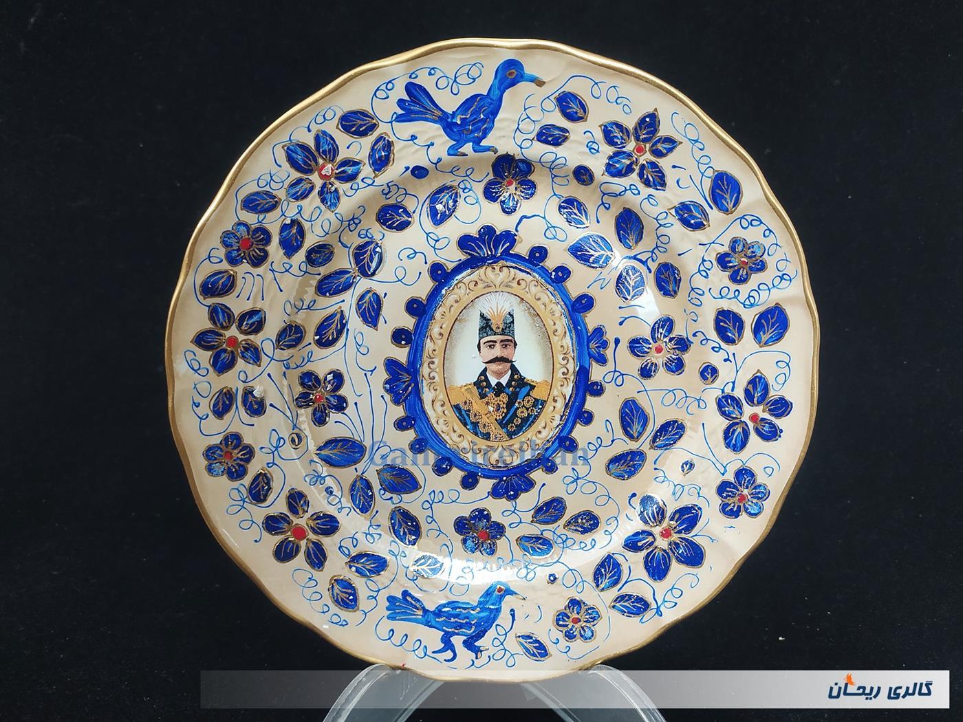 دیوارکوب قدیمی نقاشی کاردست قلم آبی جدید