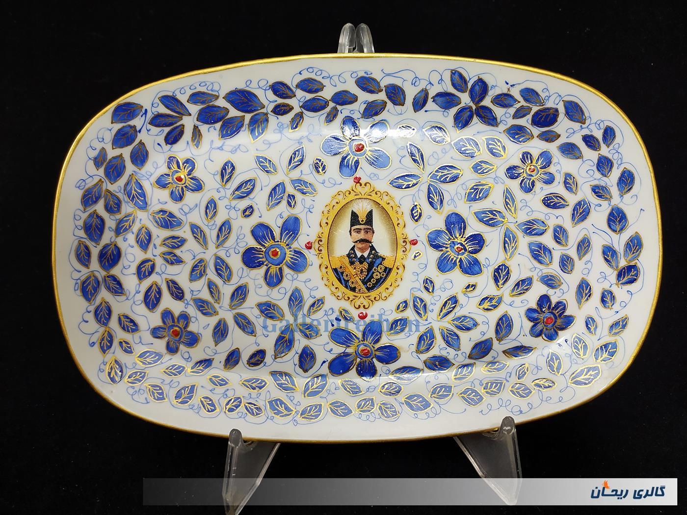 دیوارکوب قدیمی نقاشی کاردست قلم آبی جدید