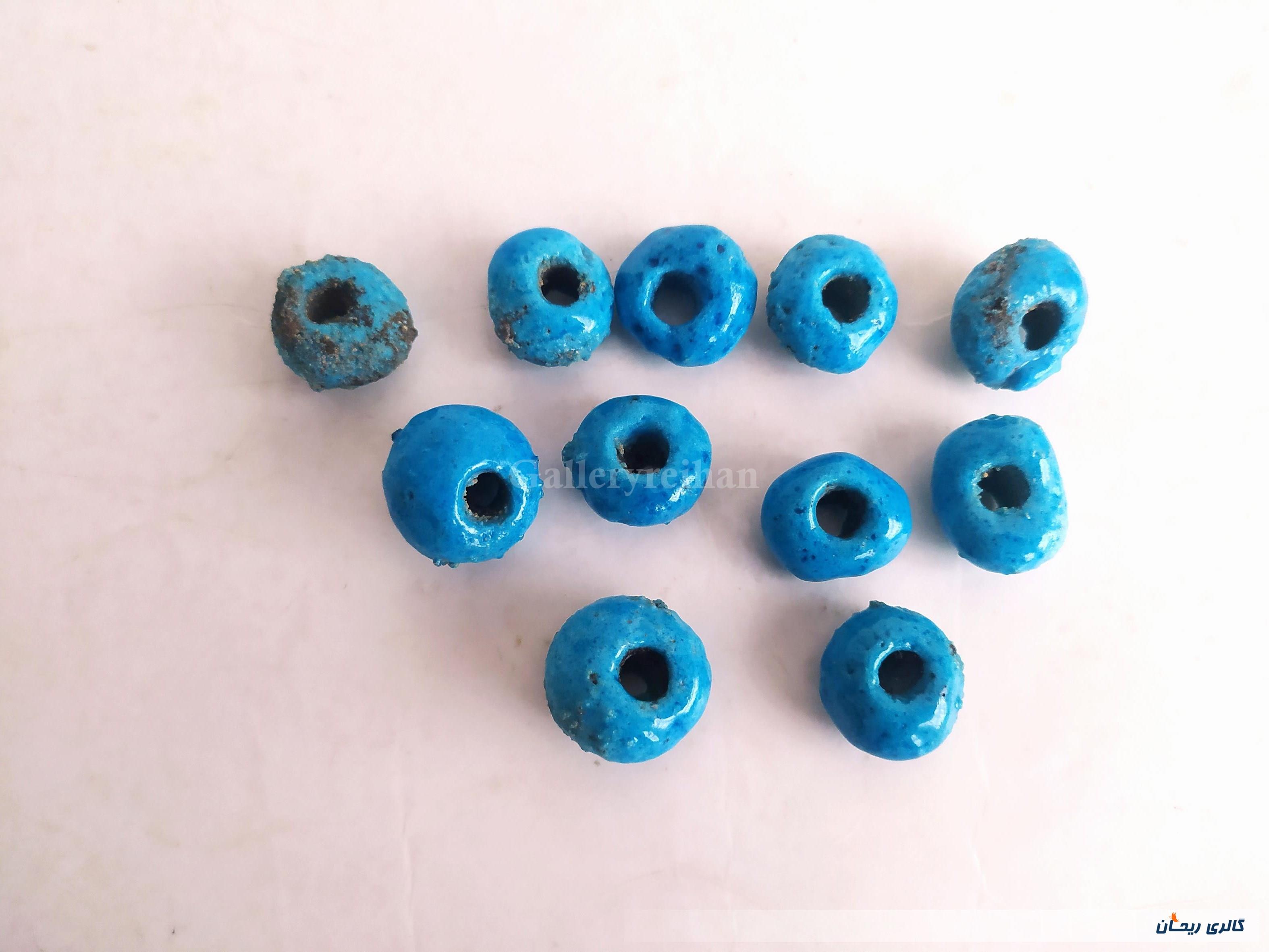 11 عدد خرمهره فیروزه ای ایرانی 
