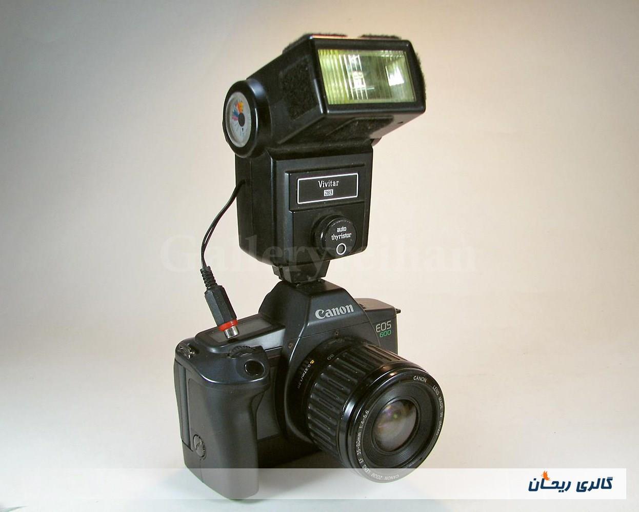 فلاش قدیمی دوربین عکاسی Vivitar 285 