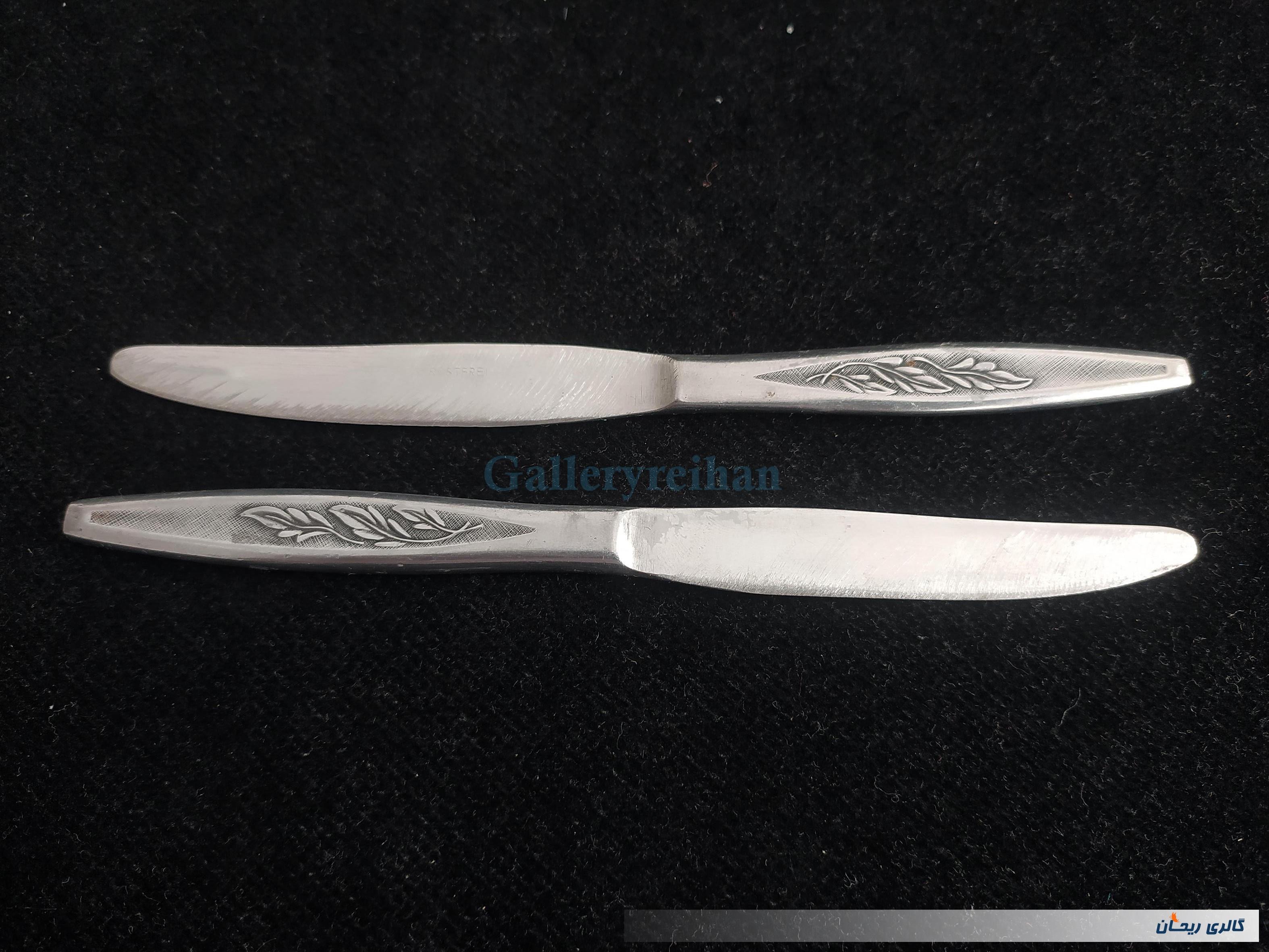 جفت چاقوی قدیمی STAINLESS ROSETFREIطرح خاص