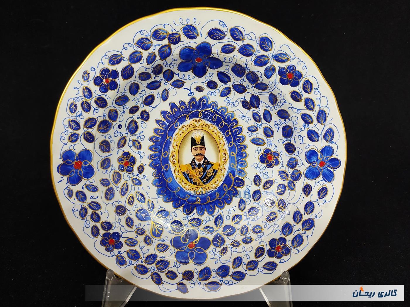 دیوارکوب قدیمی نقاشی کاردست قلم آبی جدید