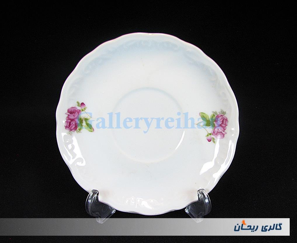 دیوارکوب یا زیر فنجانی گل سرخی قدیمی