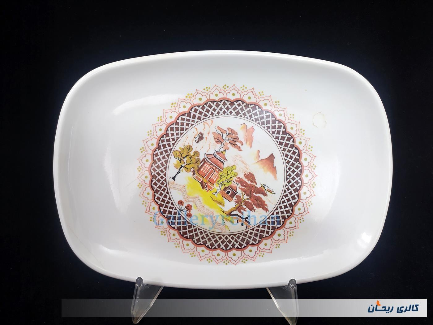 دیس قدیمی ملامین طرح زیبا ژاپنی