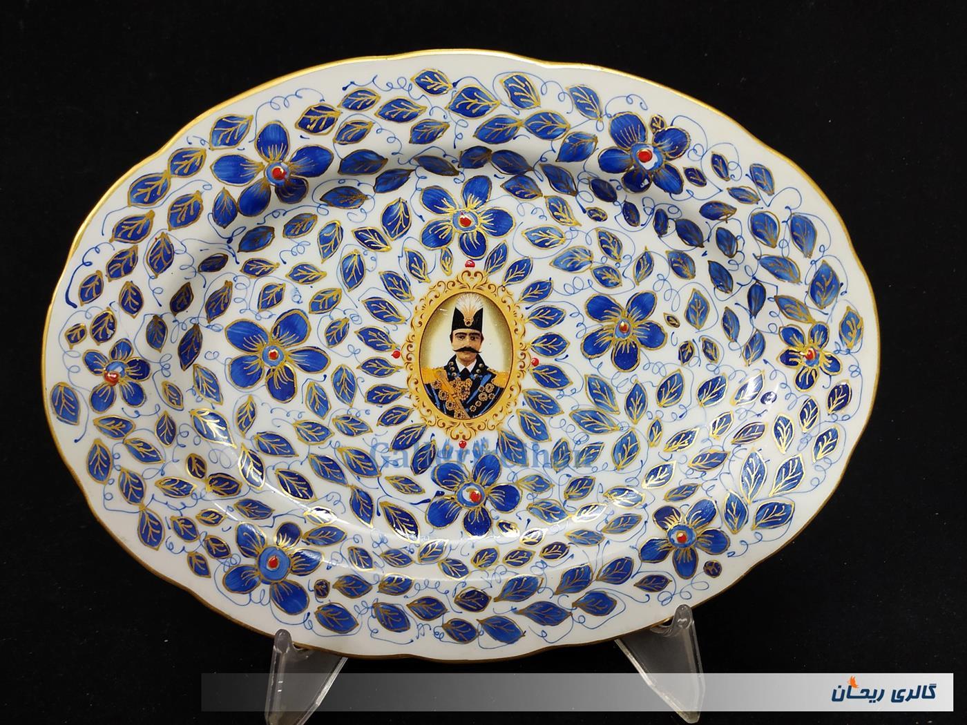 دیوارکوب قدیمی نقاشی کاردست قلم آبی جدید