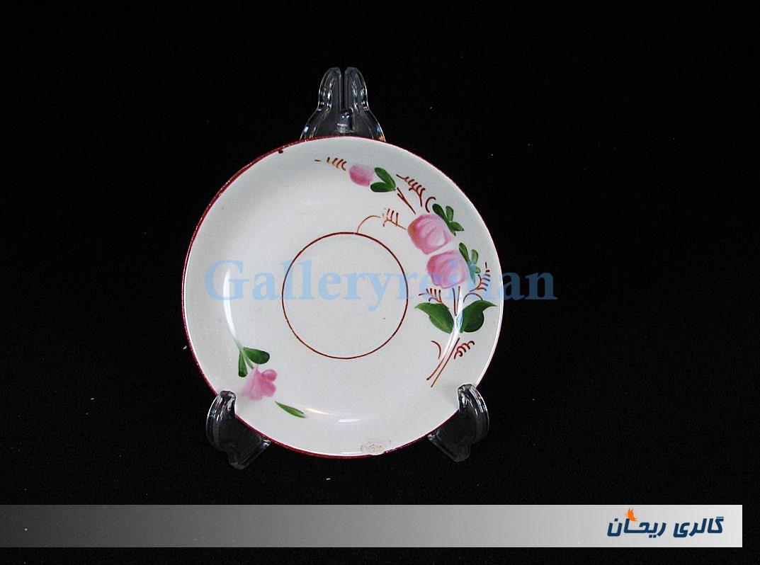 دیوارکوب یا نعلبکی روسی کاردست طرح گل