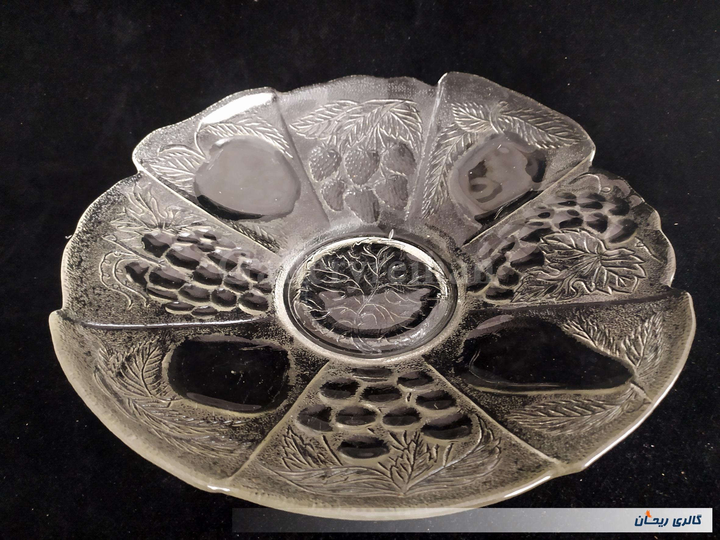 دیس میوه خوری قدیمی زیبا طرح میوه 